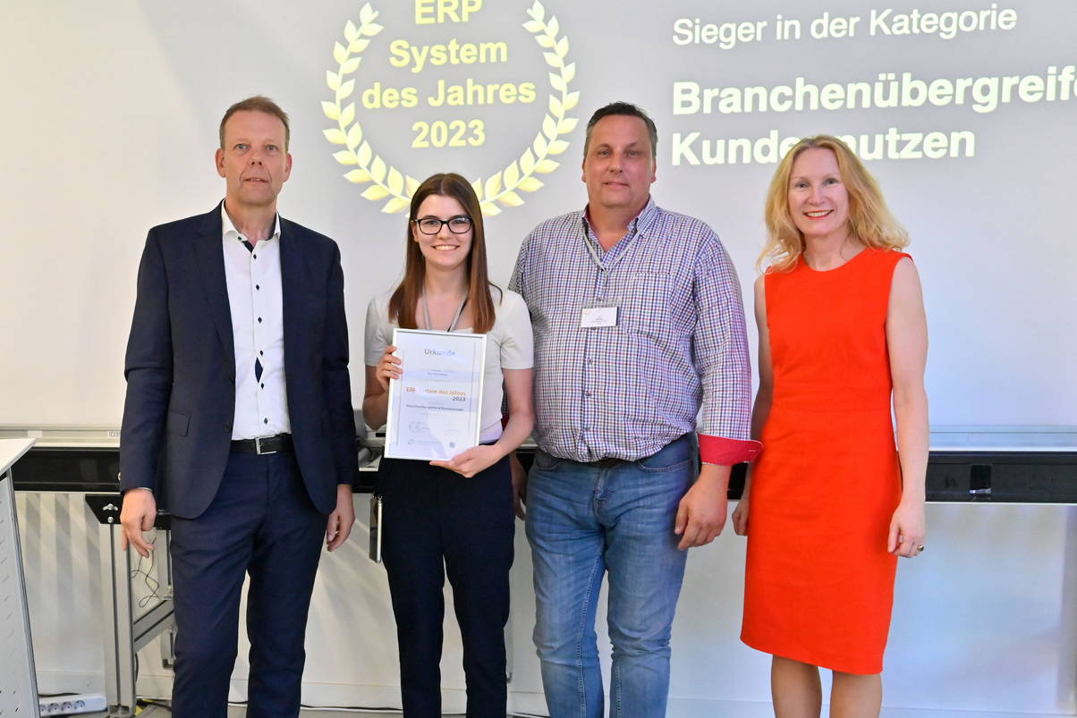 Auszeichnung ERP-System des Jahres 2023 - Kundennutzen