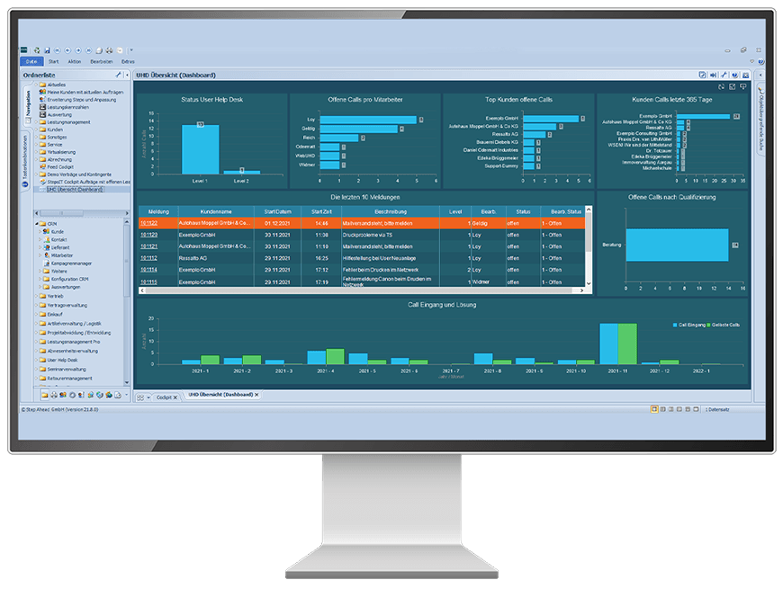 Screenshot vom ERP Steps zum Thema Geräte